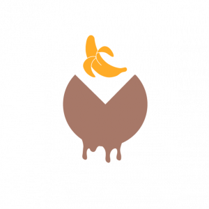 Dessert choco banane proposé par Casa Bella Pizzeria à Dijon