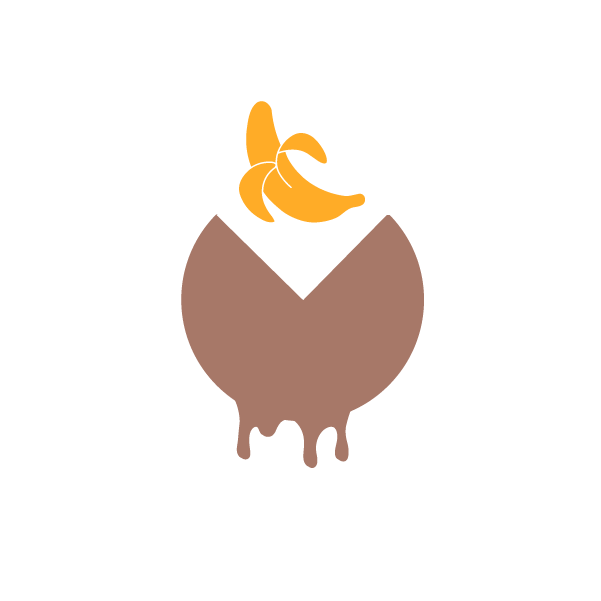 Dessert choco banane proposé par Casa Bella Pizzeria à Dijon